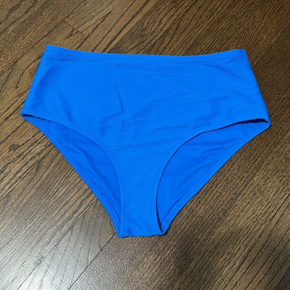 Old Navy Cobalt Blue Women’s Bikini Panty Briefs Swimsuit Bottoms Only Size L